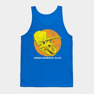 THREE-HORNED FACE Tank Top